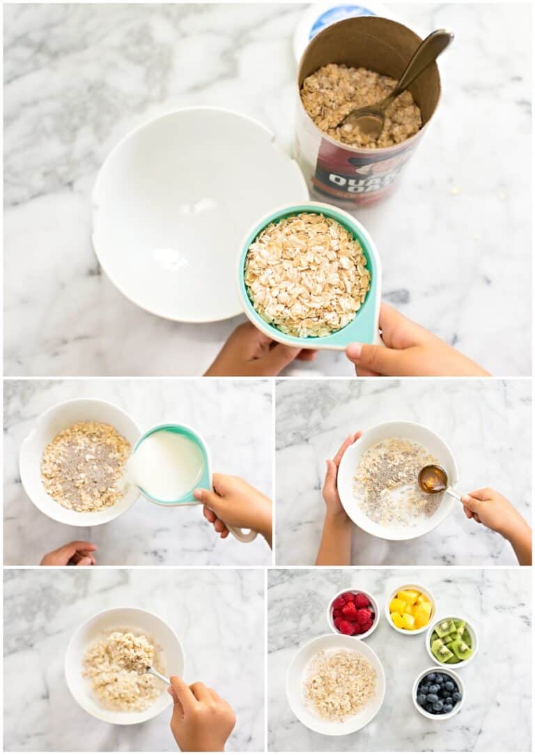 Easy Rainbow Overnight Oats Recipe