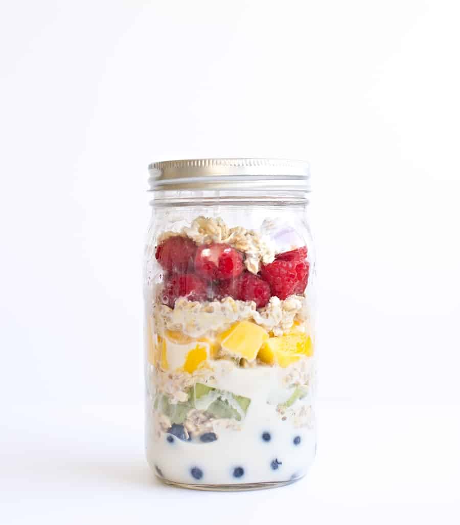 Rainbow Overnight Oats Recipe