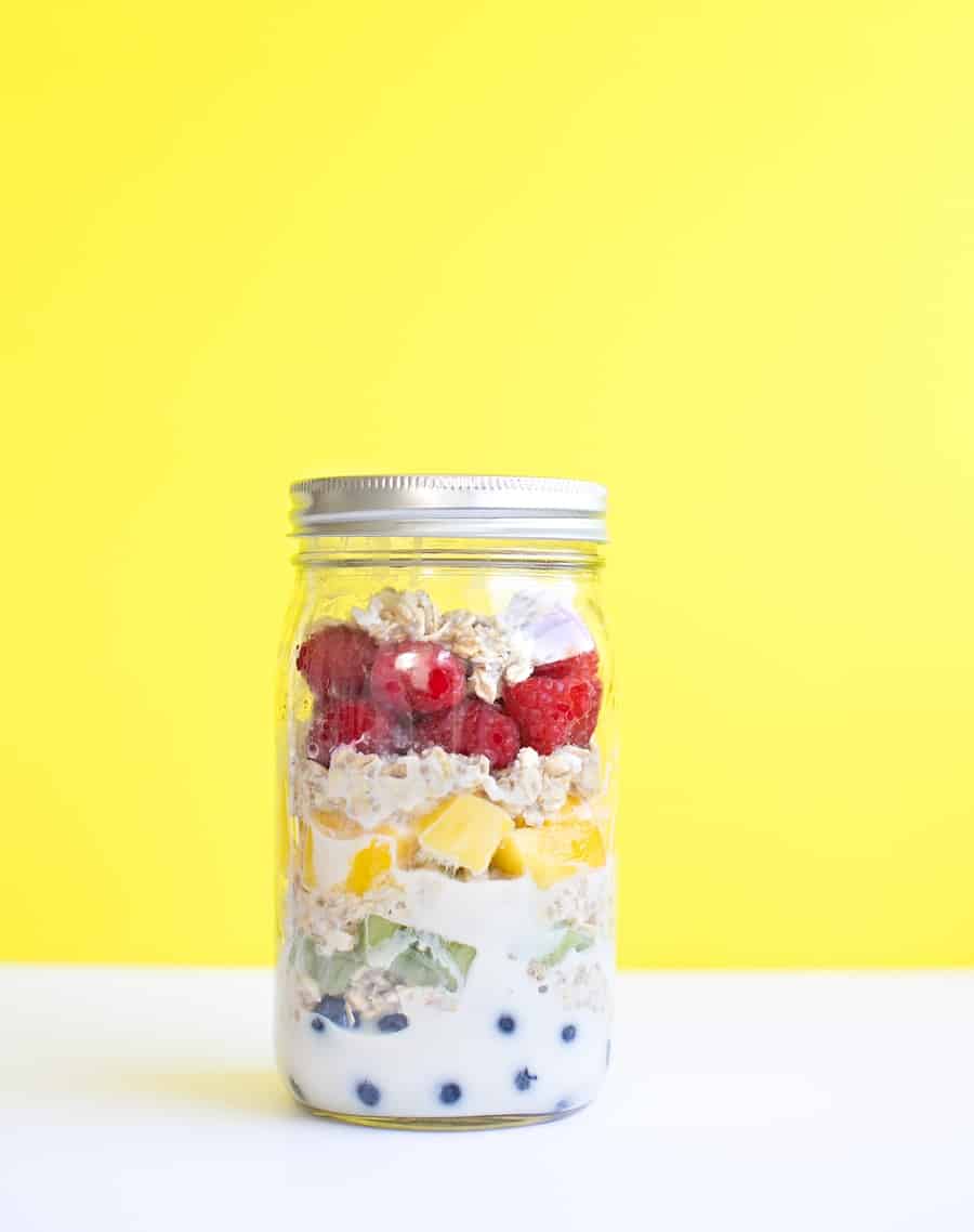 Rainbow Overnight Oats Recipe