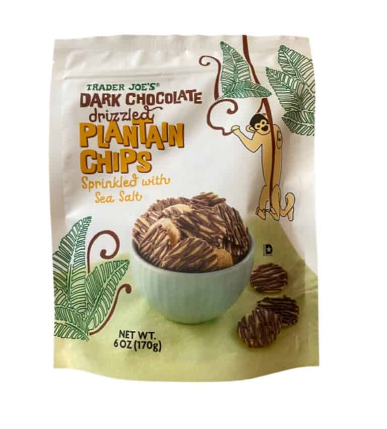 We tried Trader Joe's Dark Chocolate Plantain Chips