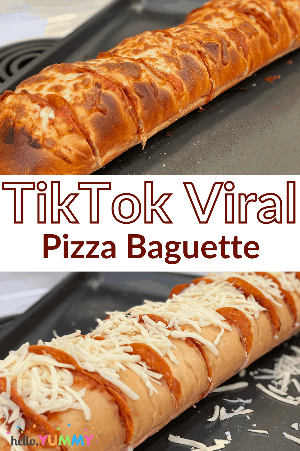 TikTok Pizza Baguette Recipe 