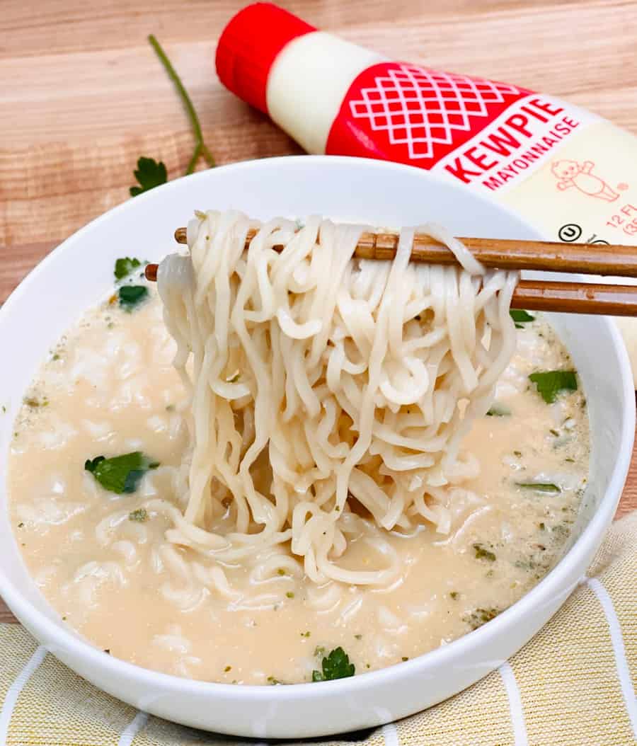 5-minute Trending Kewpie Mayo Ramen Hack - Christie at Home