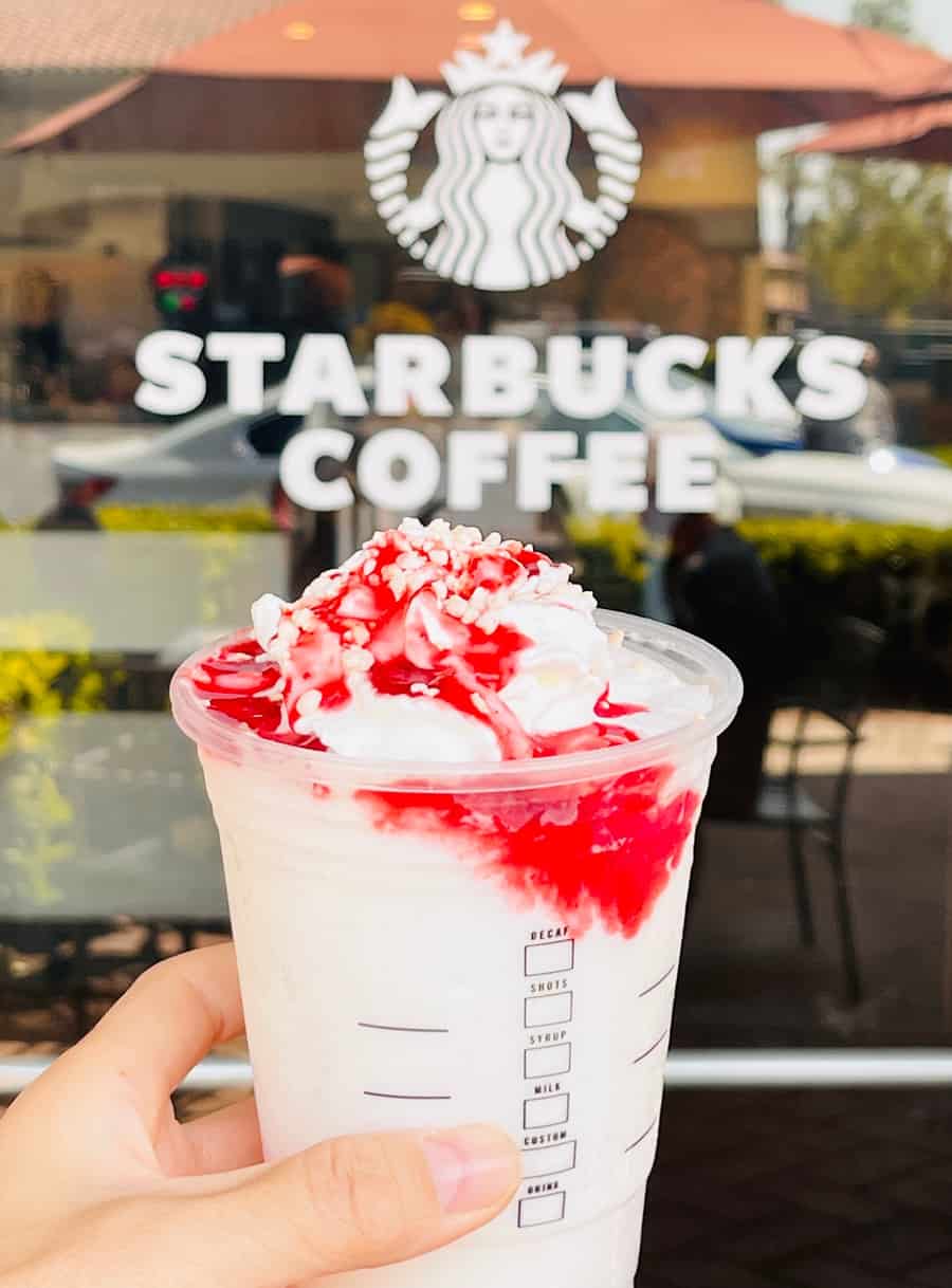 Starbucks' New Strawberry Funnel Cake Frappuccino