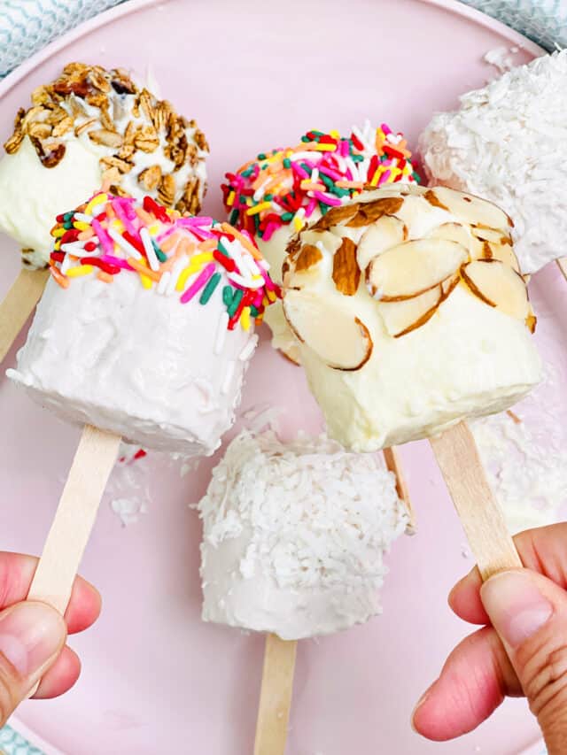 This Frozen Yogurt Popsicle Hack Is A Great Summer Snack For Kids