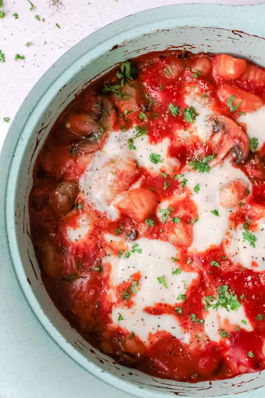 Mozzarella Baked Gnocchi Baked Pasta Recipe