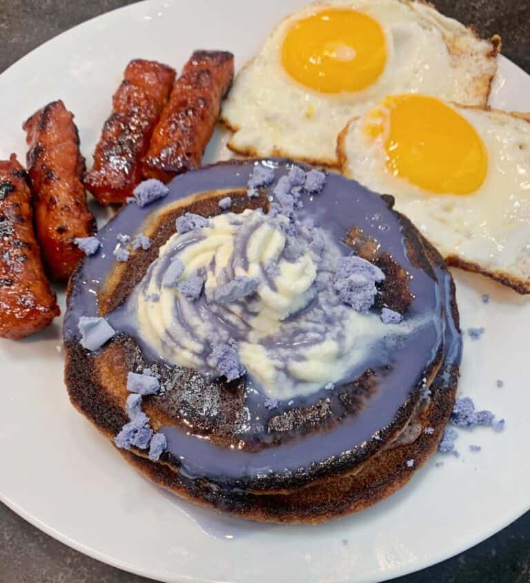 We Tried Trader Joe's Ube Mochi Pancake Mix And Made It Even More
