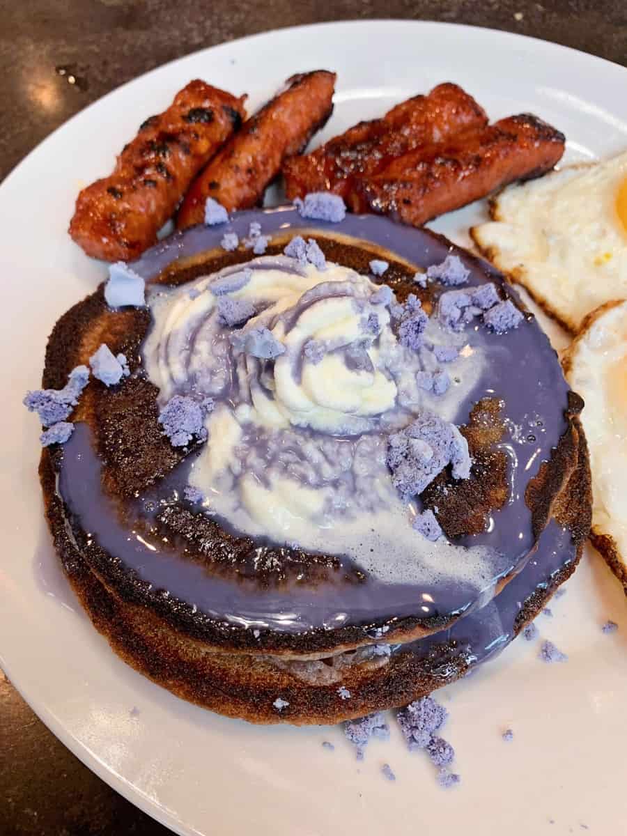 We Tried Trader Joe's Ube Mochi Pancake Mix And Made It Even More