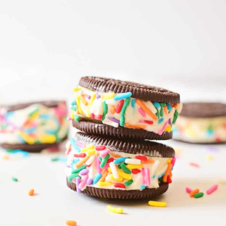 Oreo Cookie Ice Cream Sandwich - Cute and Easy Frozen Treat for Kids