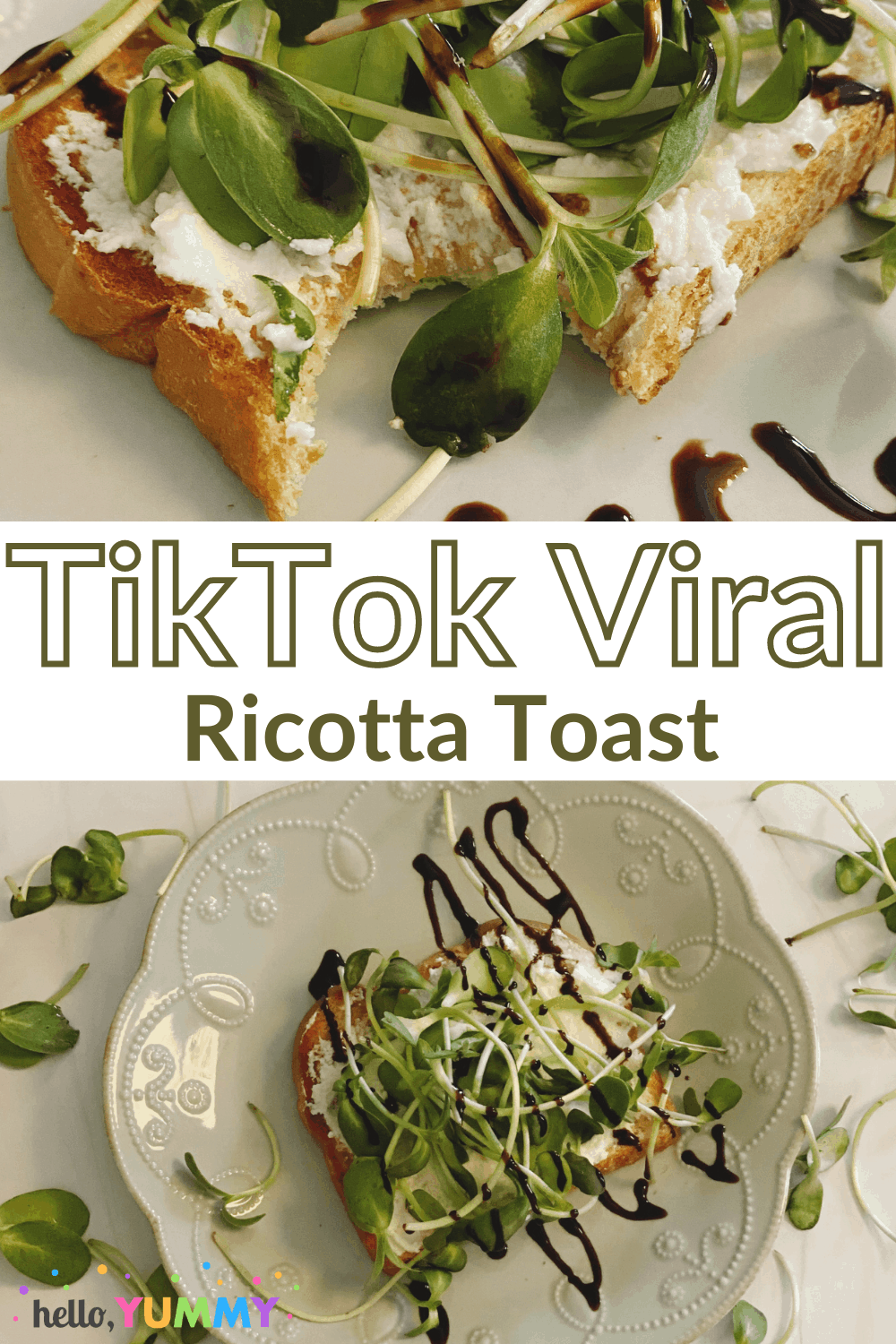 TikTok Ricotta Toast