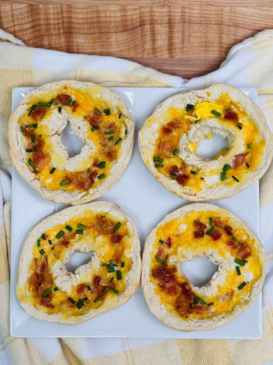 Quiche Stuffed Bagels