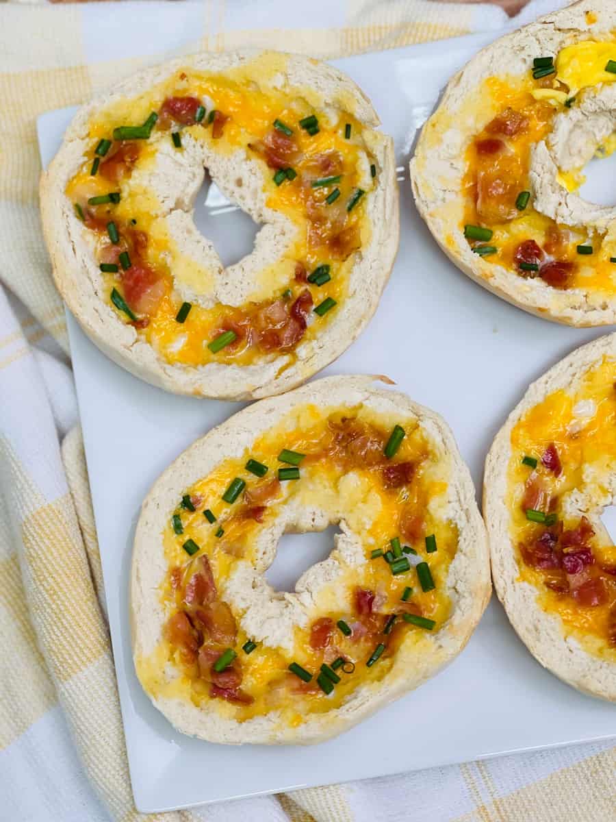 Quiche Stuffed Bagels