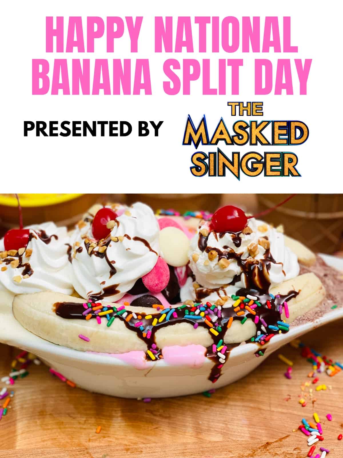 Celebrate National Banana Split Day With The Masked Singer!