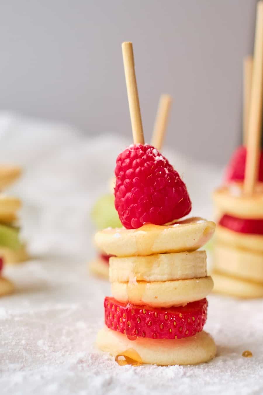 Fruit Mini Pancake Stacks