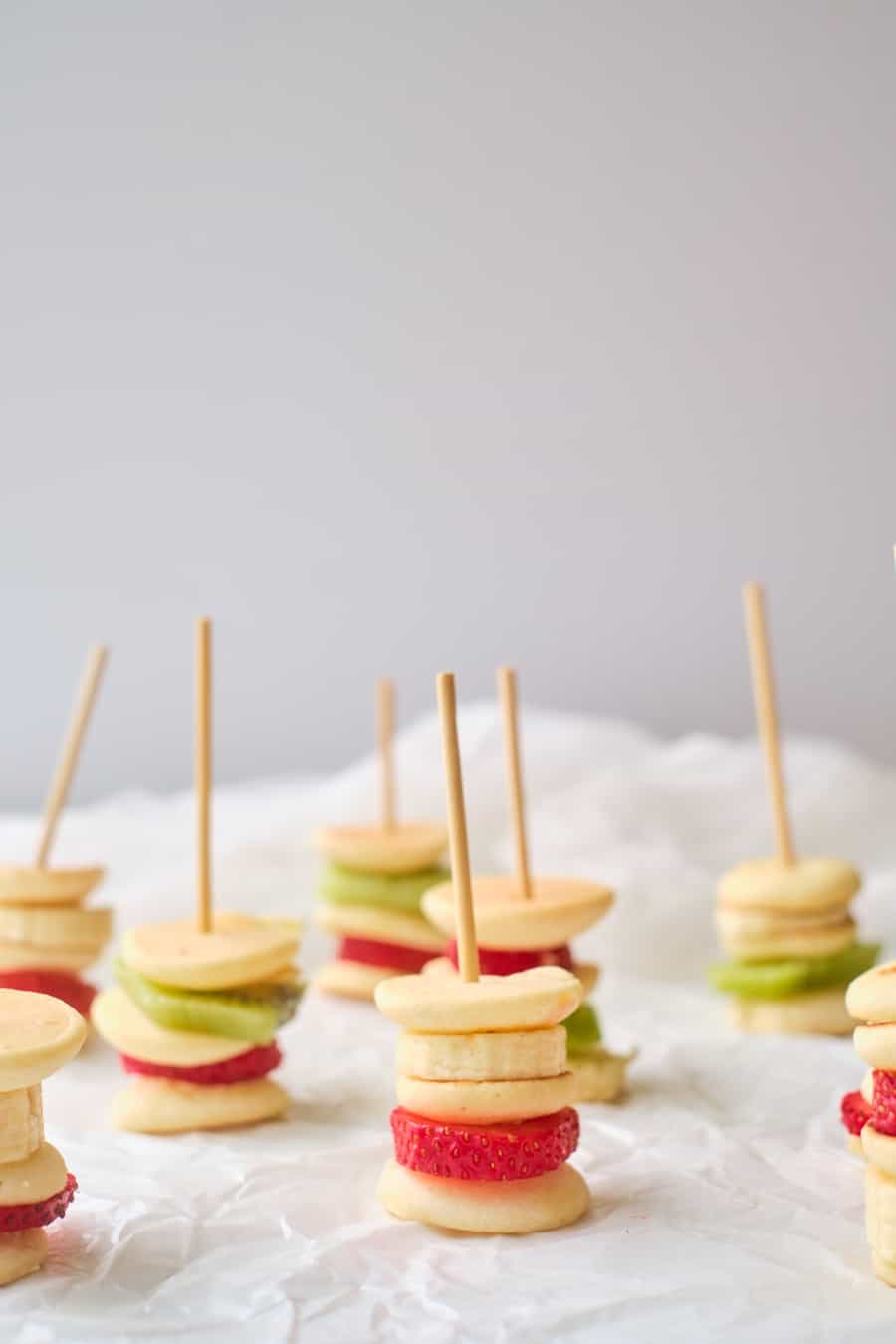 Fruit Mini Pancake Stacks