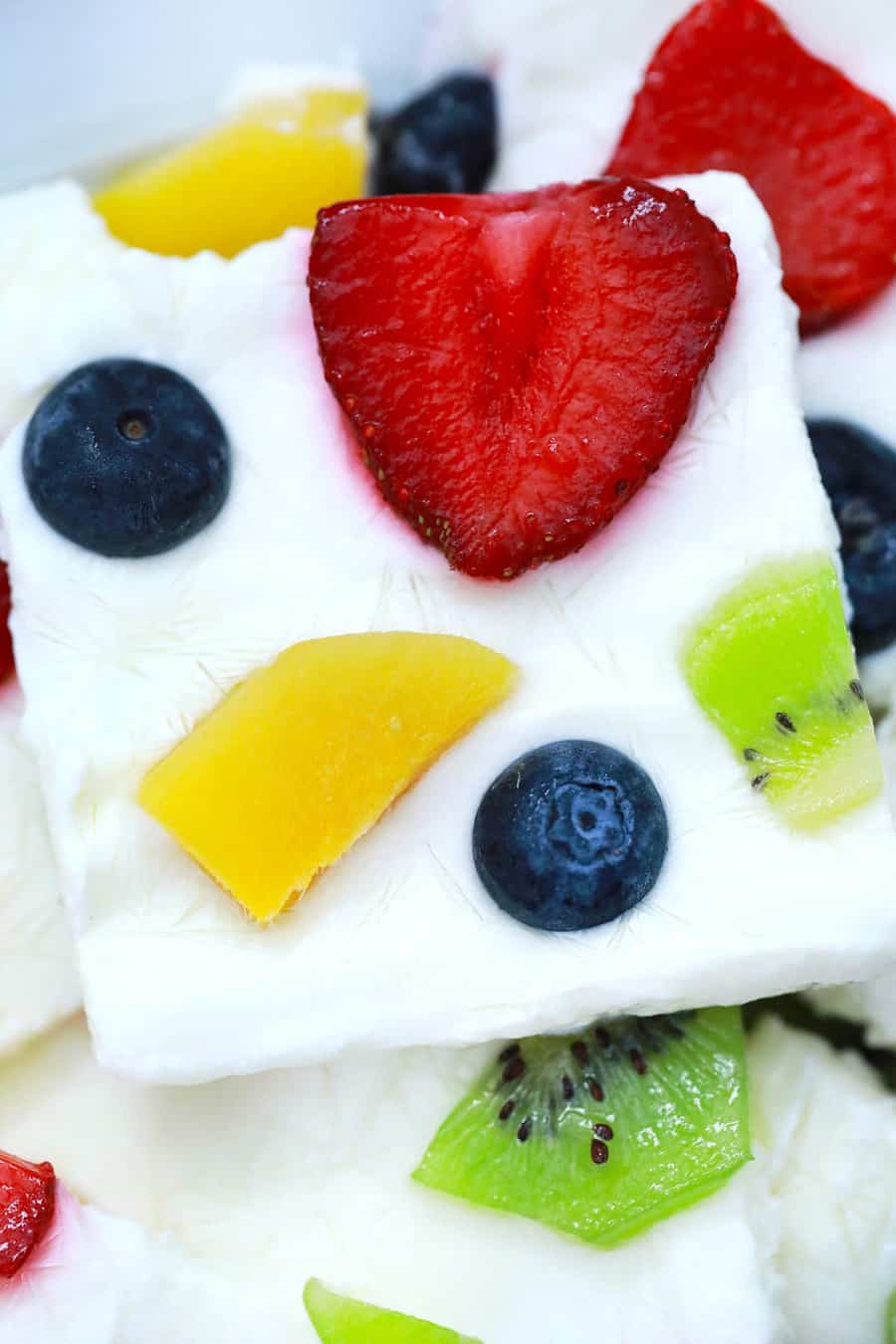 frozen yogurt bark