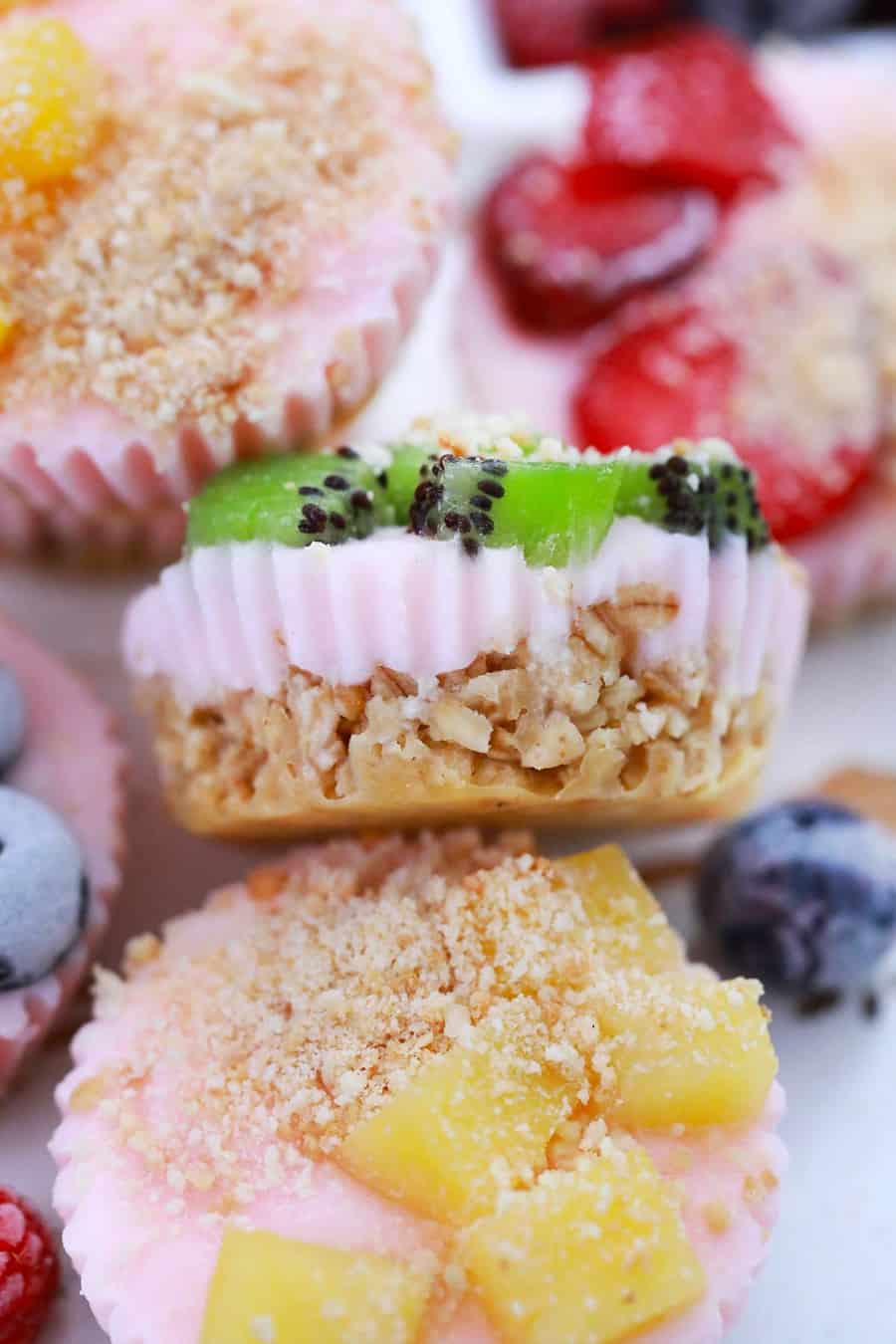 Healthy Snacks for Kids: Frozen Yogurt Cups Recipe 🍓 