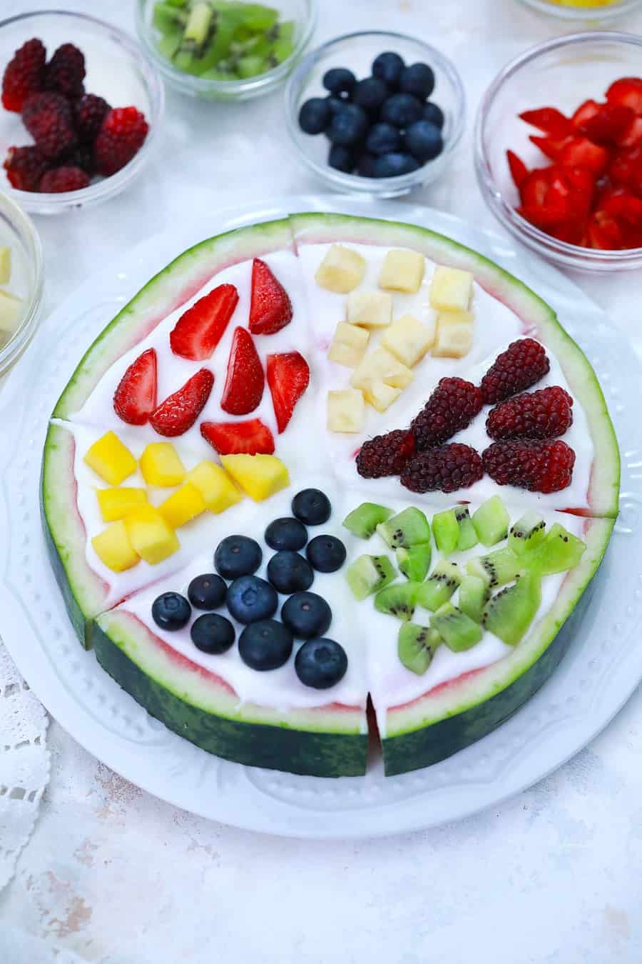 watermelon fruit pizza 