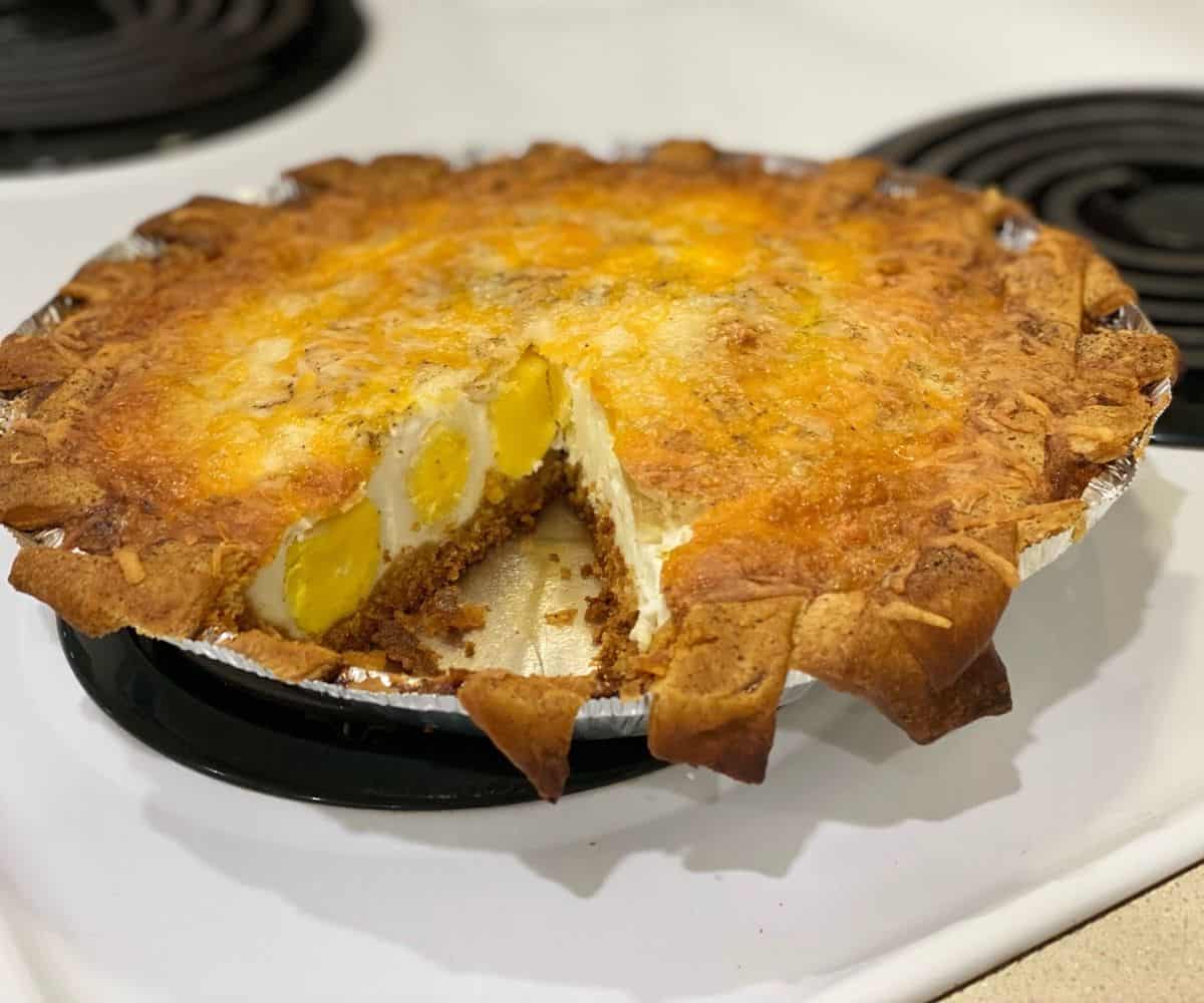 TikTok Breakfast Egg Pie