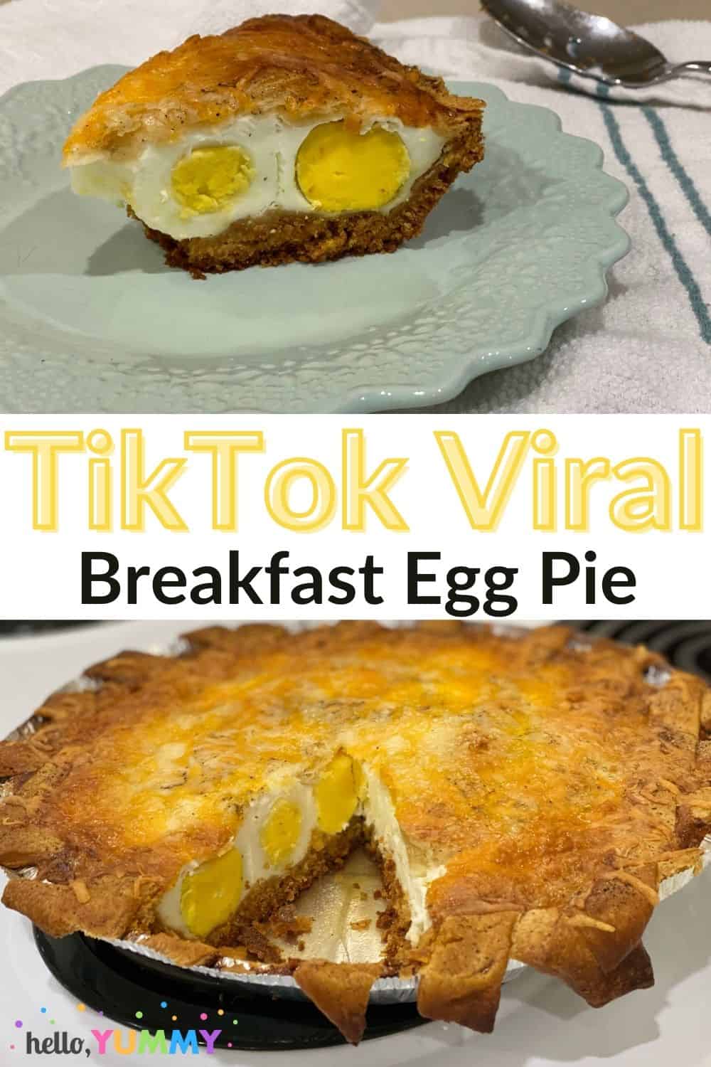 TikTok Breakfast Egg Pie
