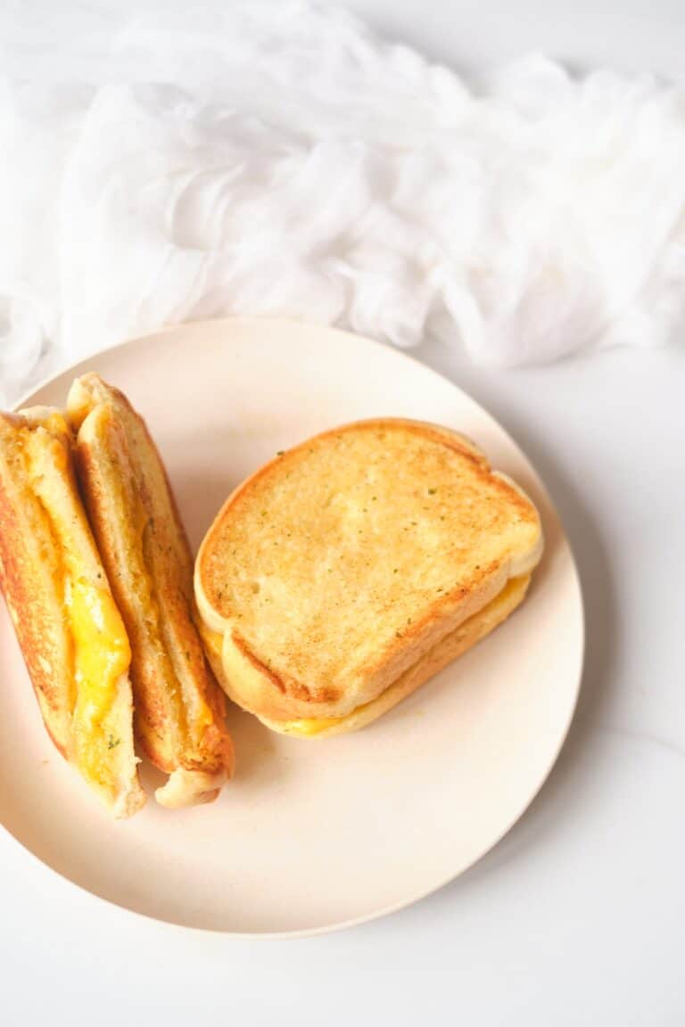 Garlic Bread Grilled Cheese - The Perfect Sandwich Hack