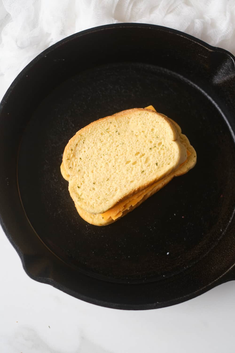 Garlic Bread-Grilled Cheese Combines Two Beautiful Things