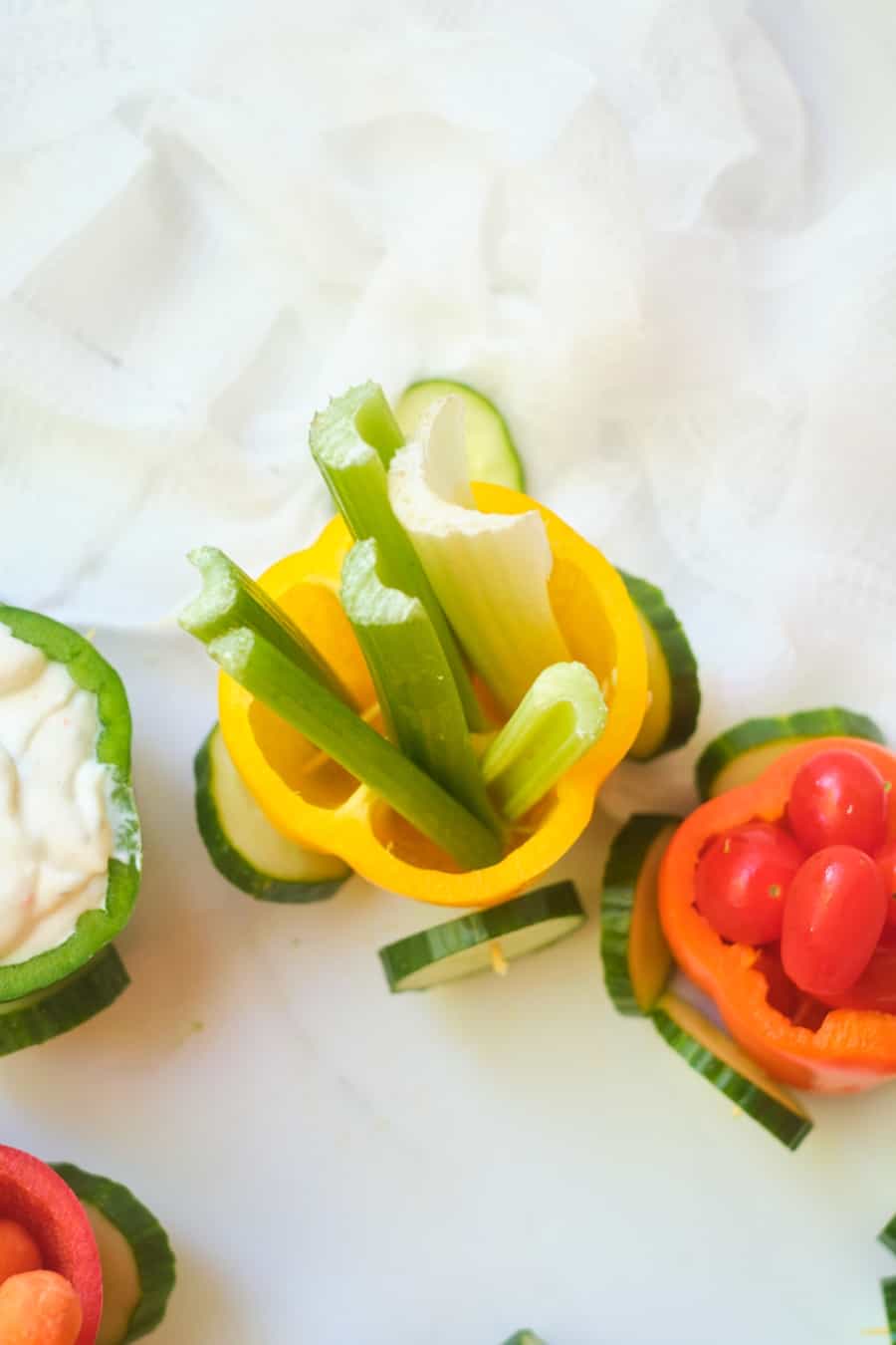 veggie train healthy snack for kids