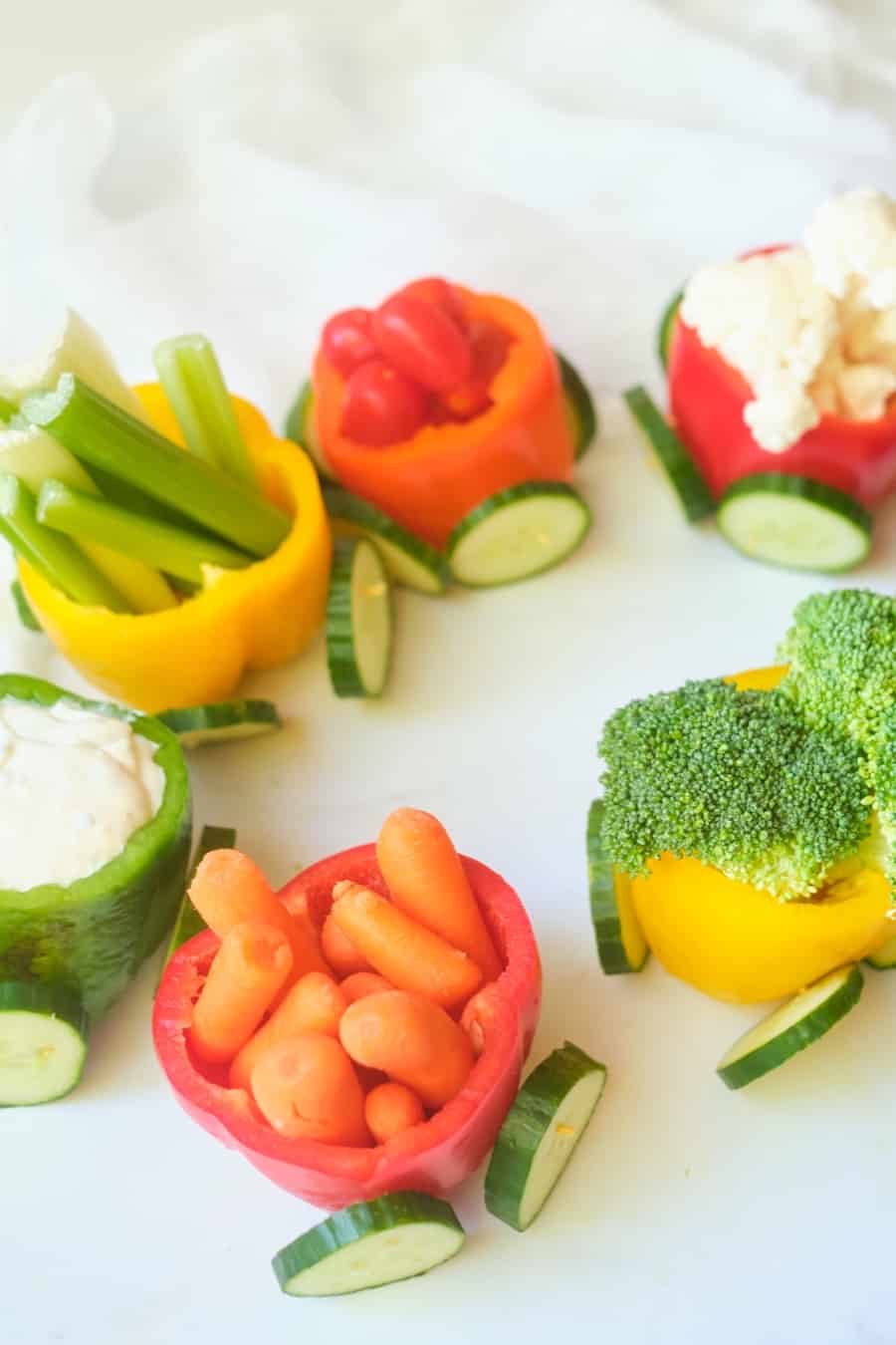 veggie train healthy snack for kids