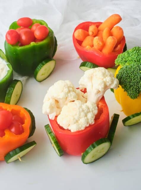 Salad Train This Adorable Veggie Pepper Train is the Ultimate Healthy Snack For Kids