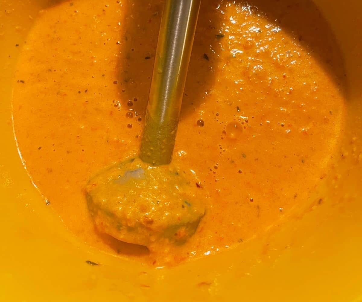 TikTok Boursin Baked Tomato Soup