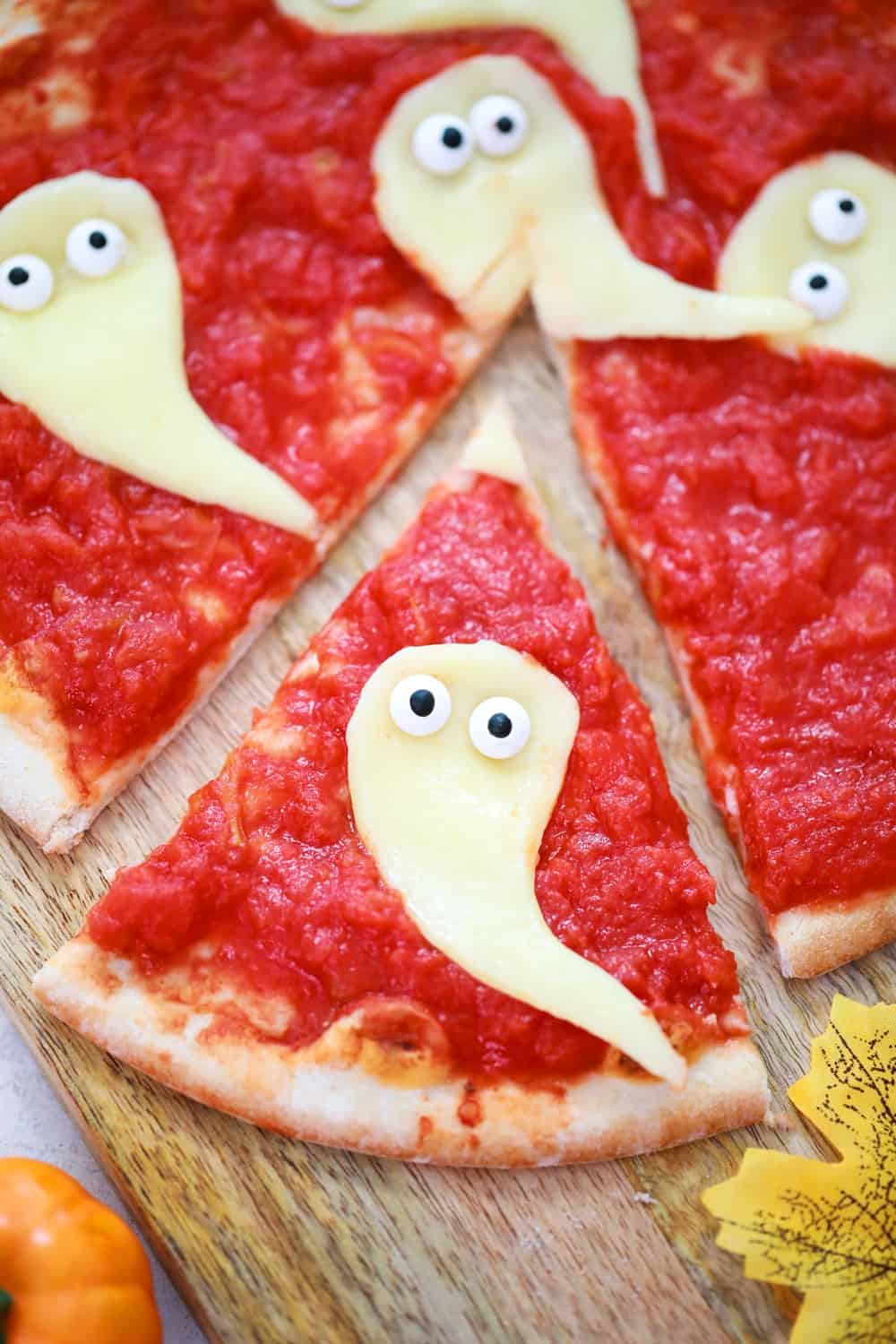 Halloween Ghost Pizza