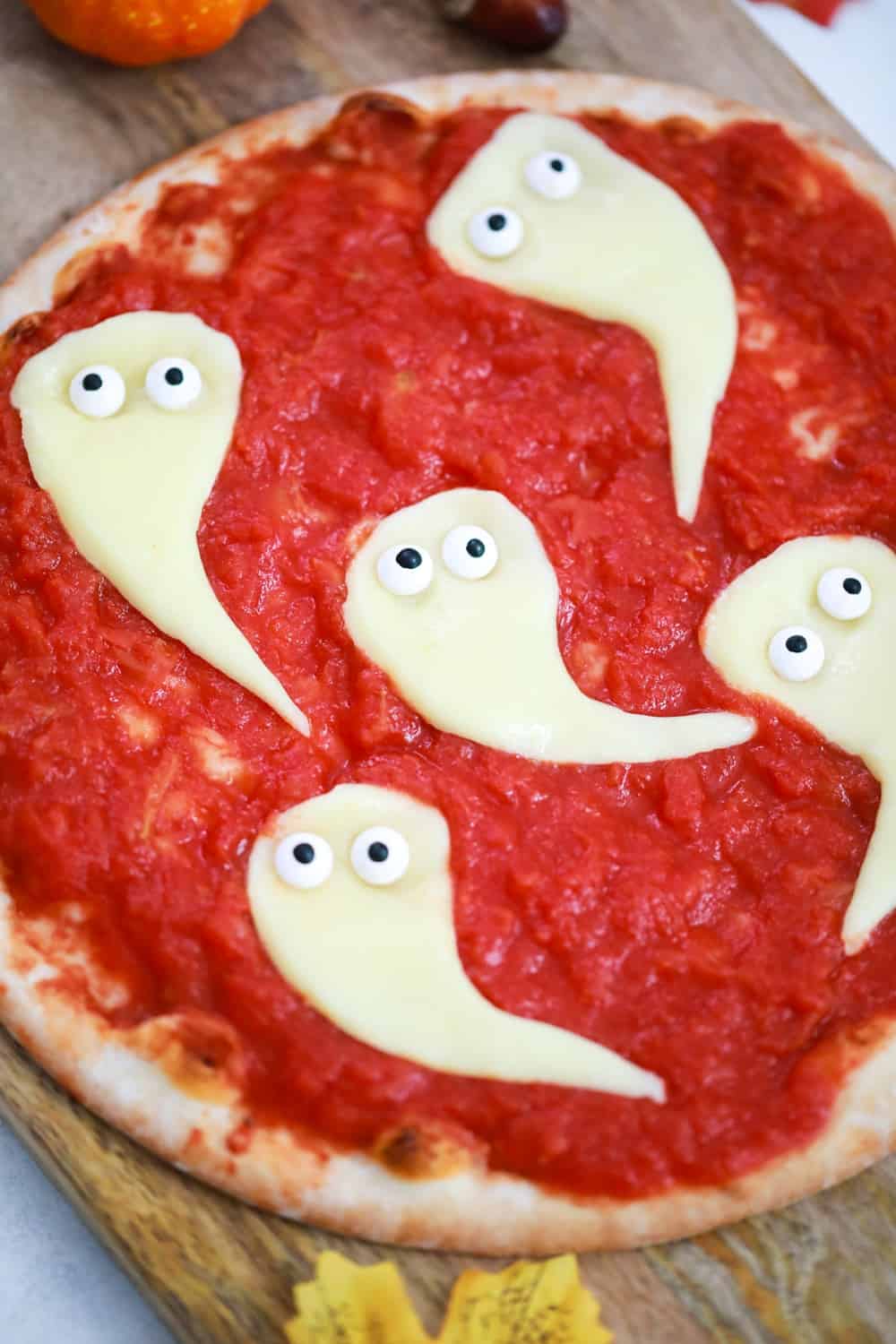 Halloween Ghost Pizza