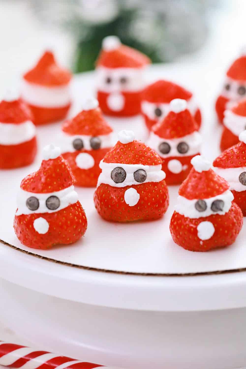 Christmas Treats For Kids - strawberry santas