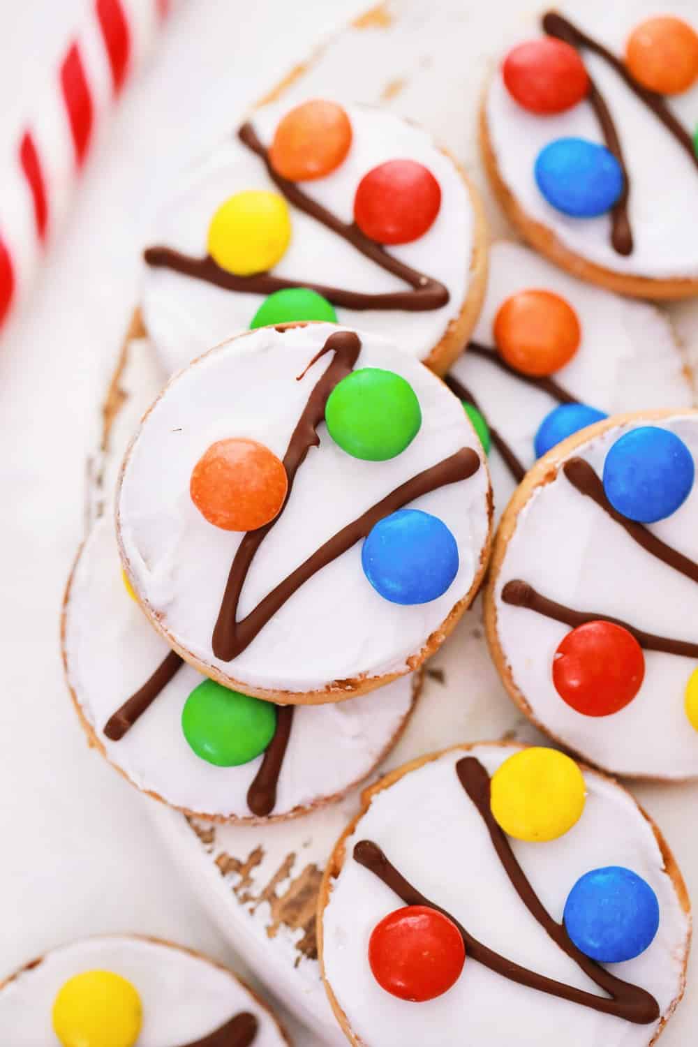 christmas tree light cookies