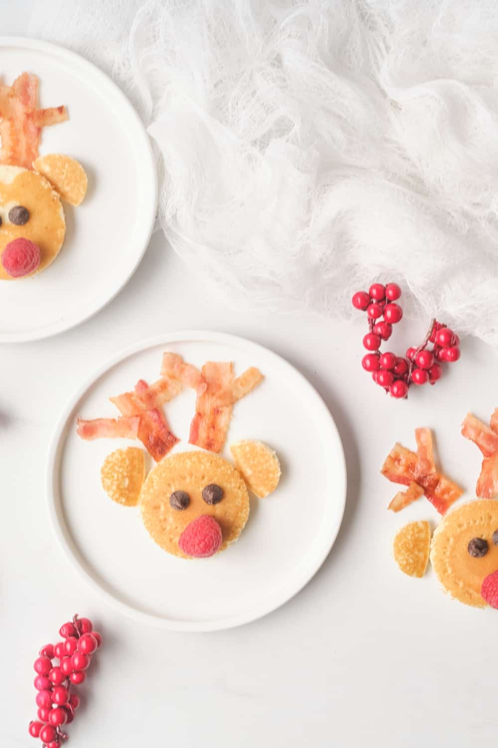 Rudolph Reindeer Christmas Pancakes