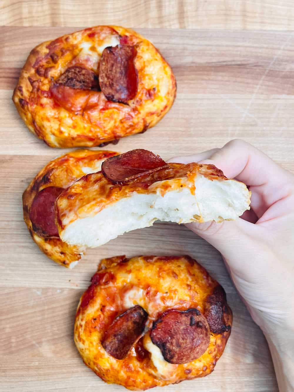 Air Fryer Biscuit Pizzas 