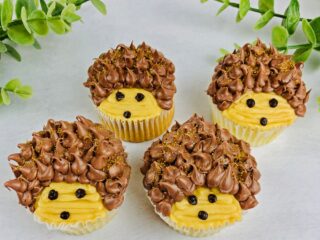 hedgehog cupcakes