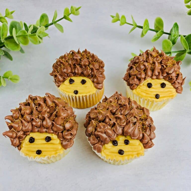 hedgehog cupcakes