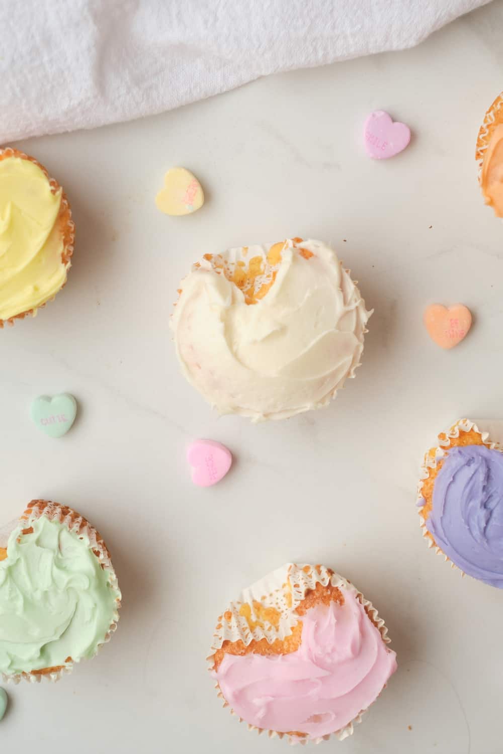 heart shaped cupcakes