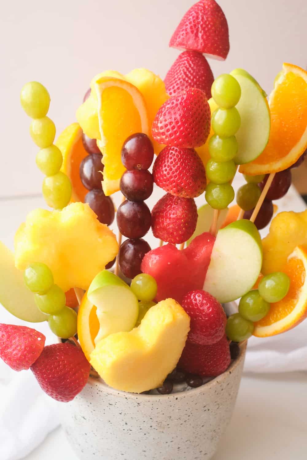 fruit flower arrangement