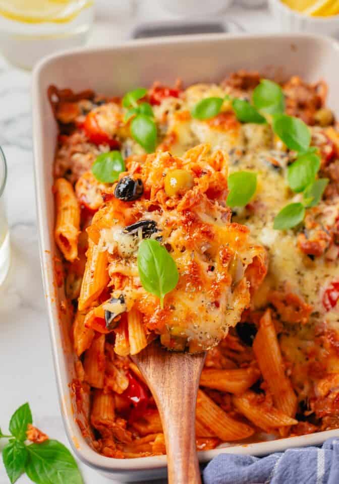 Easy Tuna Pasta Bake Recipe