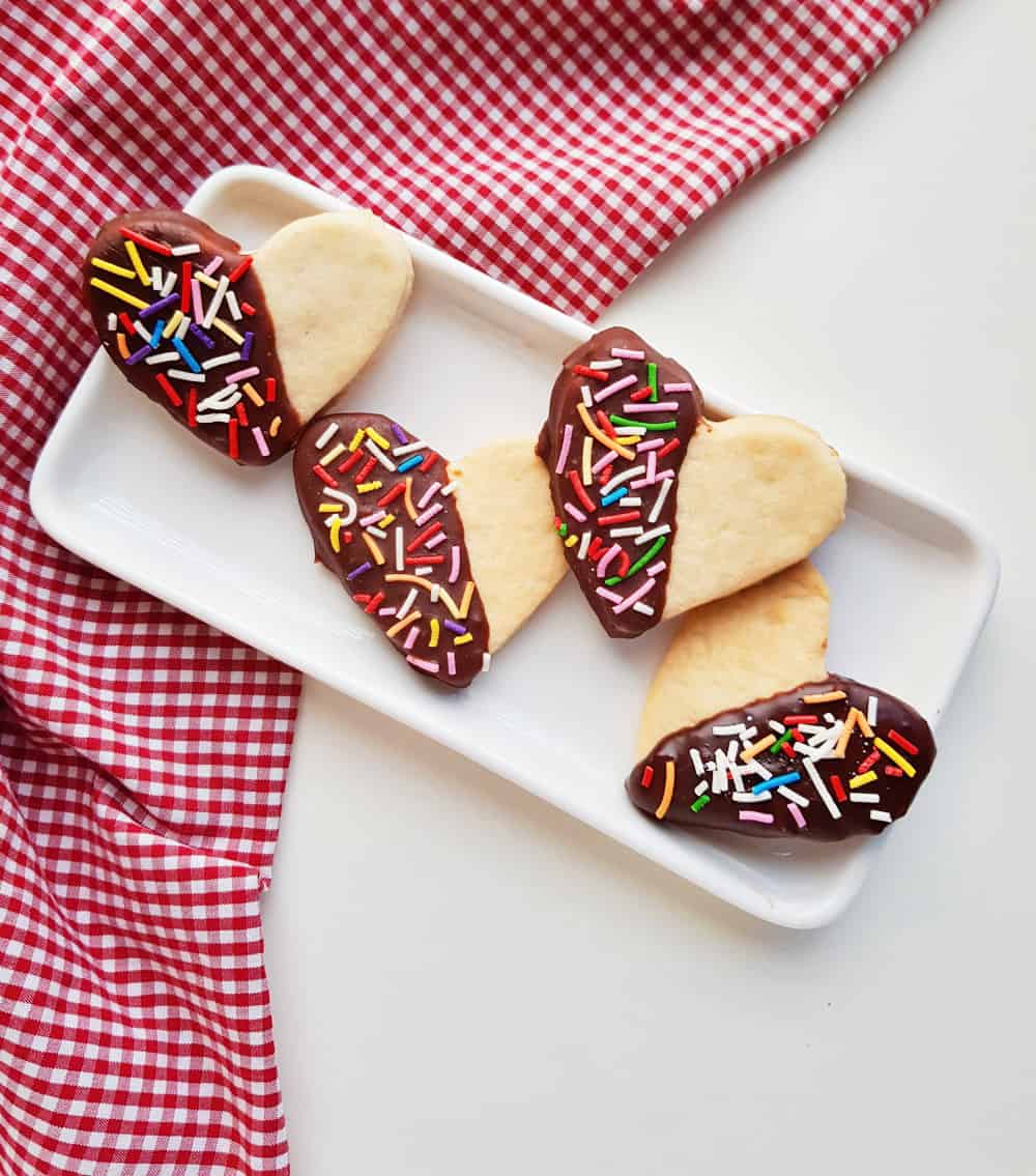 Valentine Heart Shaped Cookies