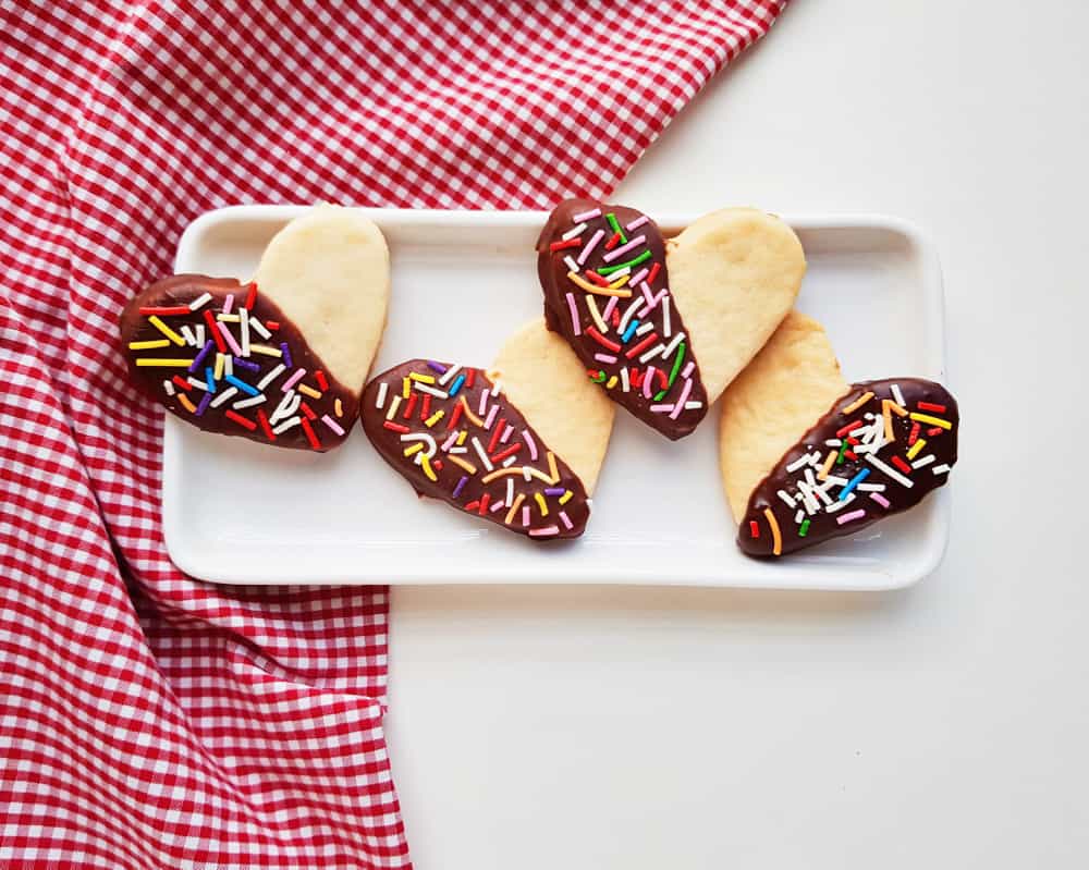 Valentine Heart Shaped Cookies