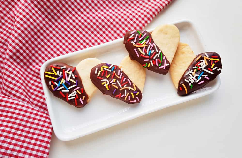 Heart Shaped Cookies Valentine Treat
