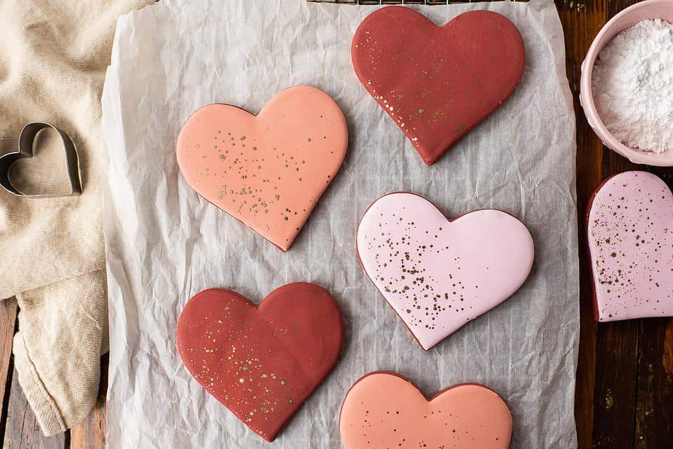 red velvet sugar cookies