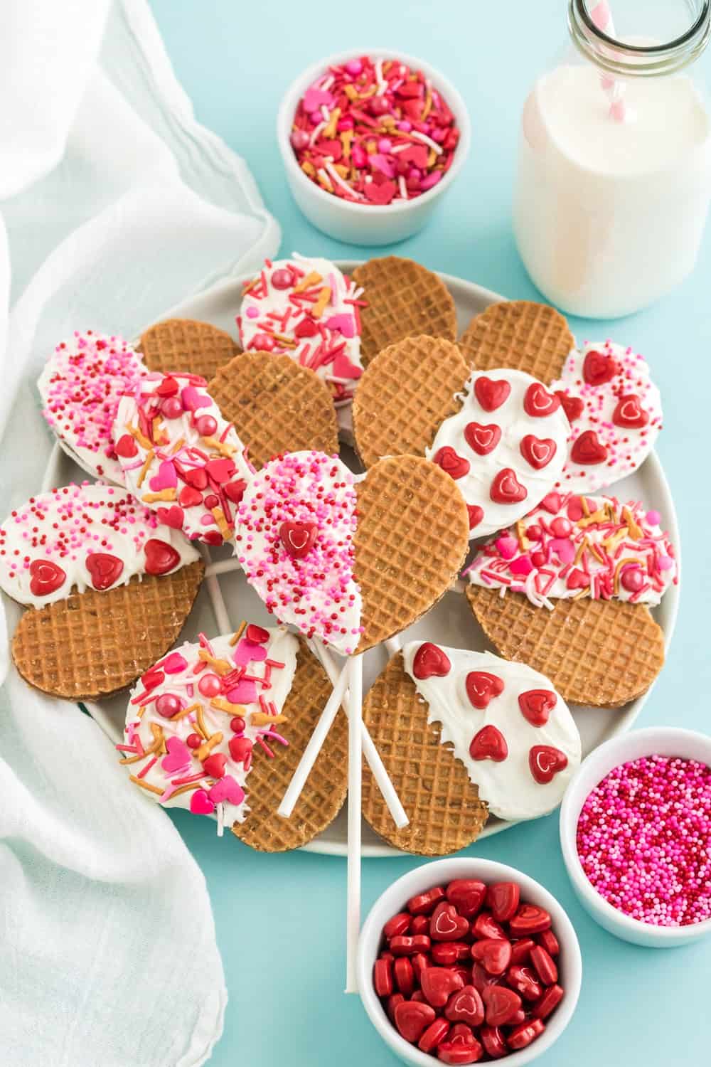 These Cute Valentine Waffle Pops Make The Sweetest Treat