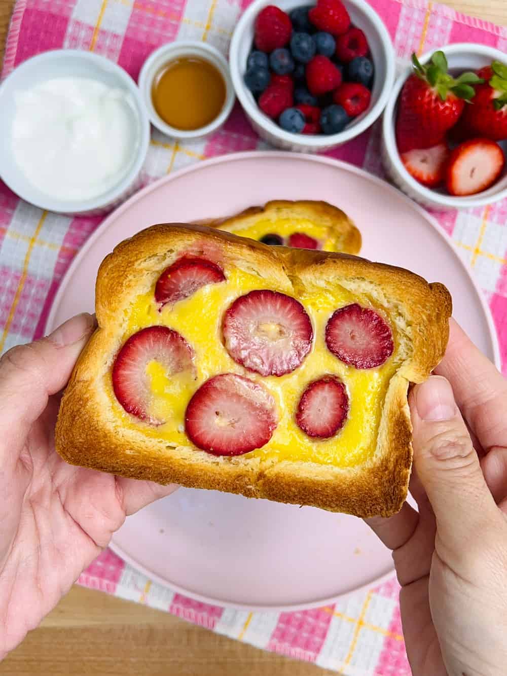 TikTok Yogurt Custard Toast