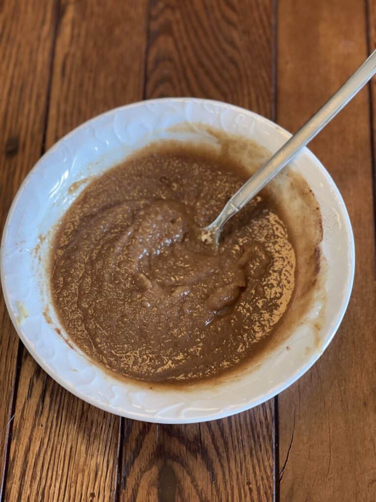 cinnamon miixture in a bowl