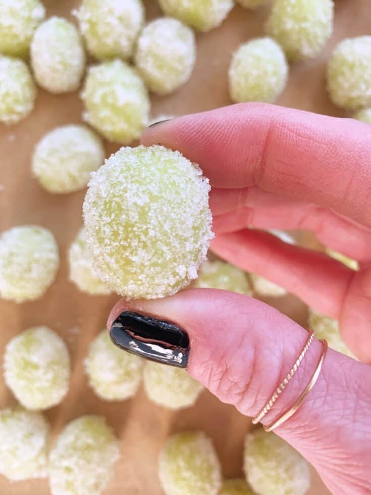 How To Make The Viral TikTok Candy Frozen Sour Grapes