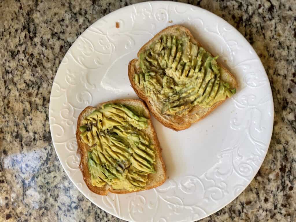 TikTok Grated Egg Avocado Toast