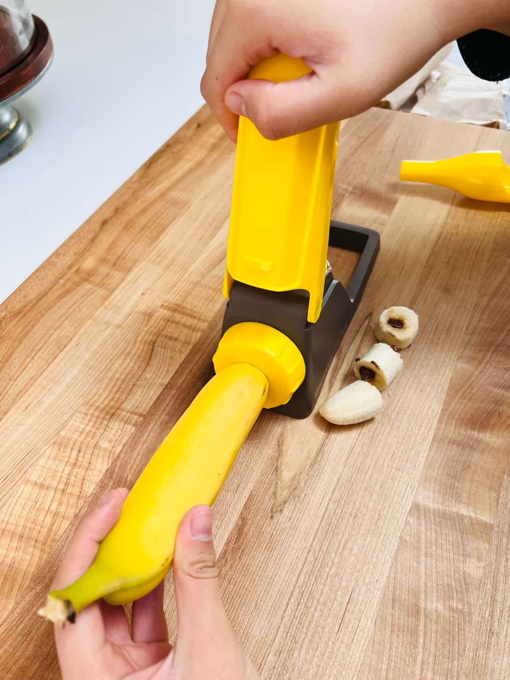  Banana Loca® Kitchen Gadget - Core & Fill A Banana While Still  In Its Peel : Toys & Games